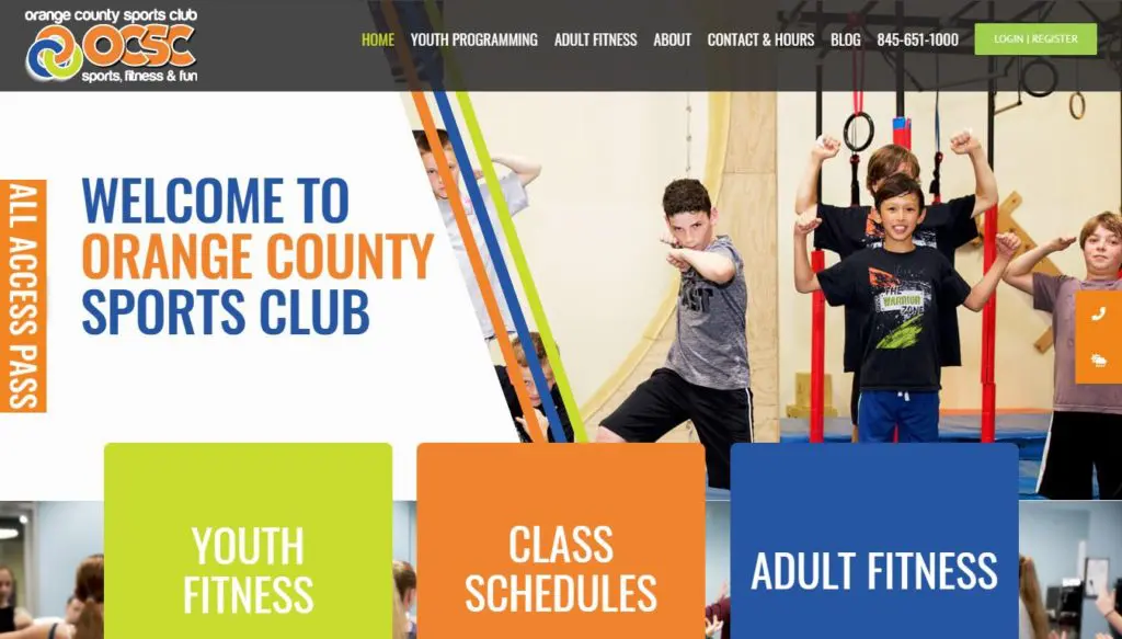 Orange County Sports Club Website